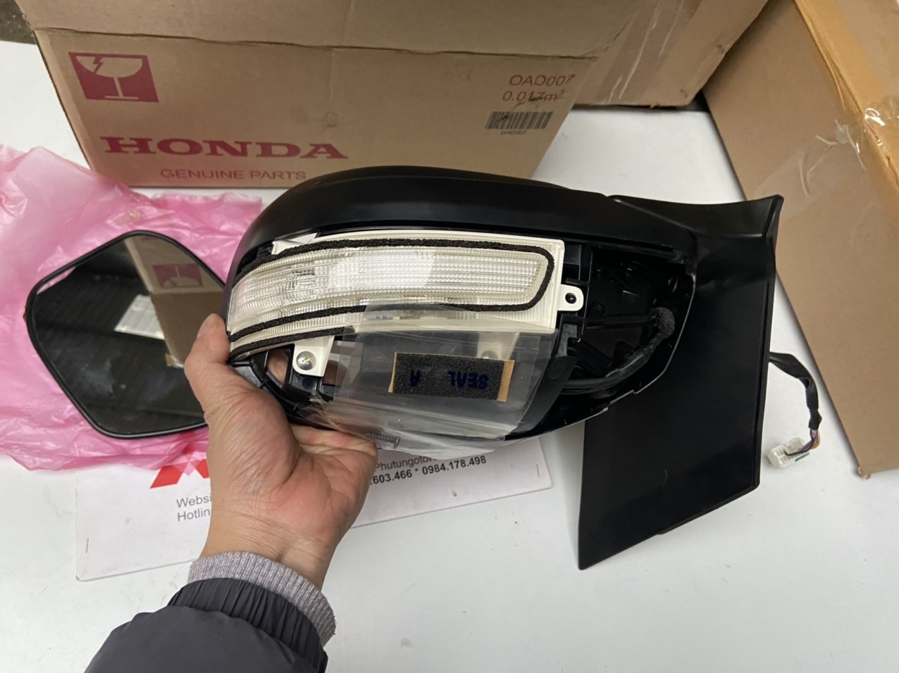 Gương chiếu hậu bên lái xe Honda CITY 2014